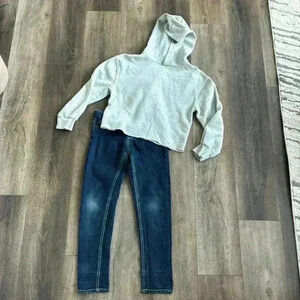 Lucky Brand Jeans and Art Class Sweatshirt.  Girls size 10.